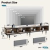 Bestier Mid Century Modern TV Stand for 85 inch TV, 2 in 1 Long TV Cabinet for Living Room - 4 of 4