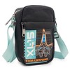Disney Bag, Crossbody, Pixar, Lightyear Star Command XL 15 Spaceship Schematic, Black, Vegan Leather - 2 of 4
