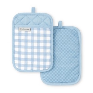 KitchenAid Gingham Pot Holder 2-Pack Set - 1 of 4