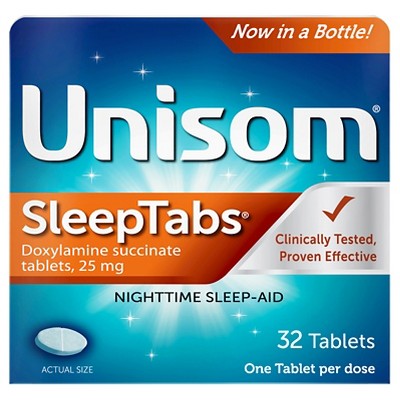 Unisom SleepTabs Nighttime Sleep Aid Tablets - Doxylamine Succinate ...