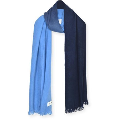French Connection Women\'s Winter Scarf Cozy And Soft Oblong Two-toned In  Blue : Target