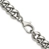 Chisel Stainless Steel Polished 14mm 24" Curb Link Necklace - 4 of 4
