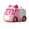 Robocar Poli Die-Cast Metal Emergency Rescue Ambulance - Amber | Early Learning Gift for Kids, Vehicle Learning & Role Play - 3 of 4