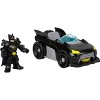 Imaginext DC Super Friends Deluxe Batmobile Action Figure Playset - 4pk - 2 of 4