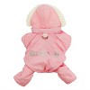 Dog Coat - "Ruffin' It" Snowsuit - Pink - Small (S) - 2 of 4