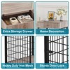 Dog Crate Furniture, Decorative Dog Kennel with Drawer, Indoor Pet Crate End Table for Small Dog, Steel-Tube Dog Cage, Chew-Proof - 3 of 4