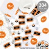 Big Dot of Happiness 2025 Orange Graduation Party Candy Favor Sticker Kit - 304 Pieces - 2 of 4