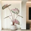 GAOMON Artificial Caladium Plants, 3.6FT Fake Artificial Potted Plants, Artificial Plants Indoor - 4 of 4