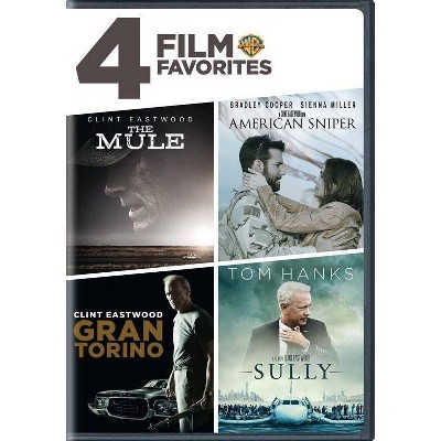 4 Film Favorites: The Mule/gran Torino/american Sniper/sully (dvd