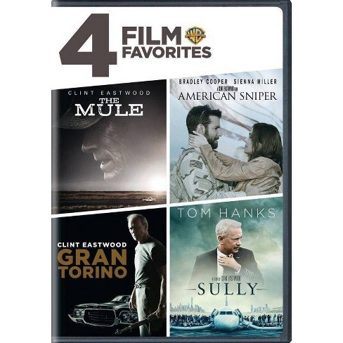 4 Film Favorites The Mule gran Torino american Sniper sully dvd