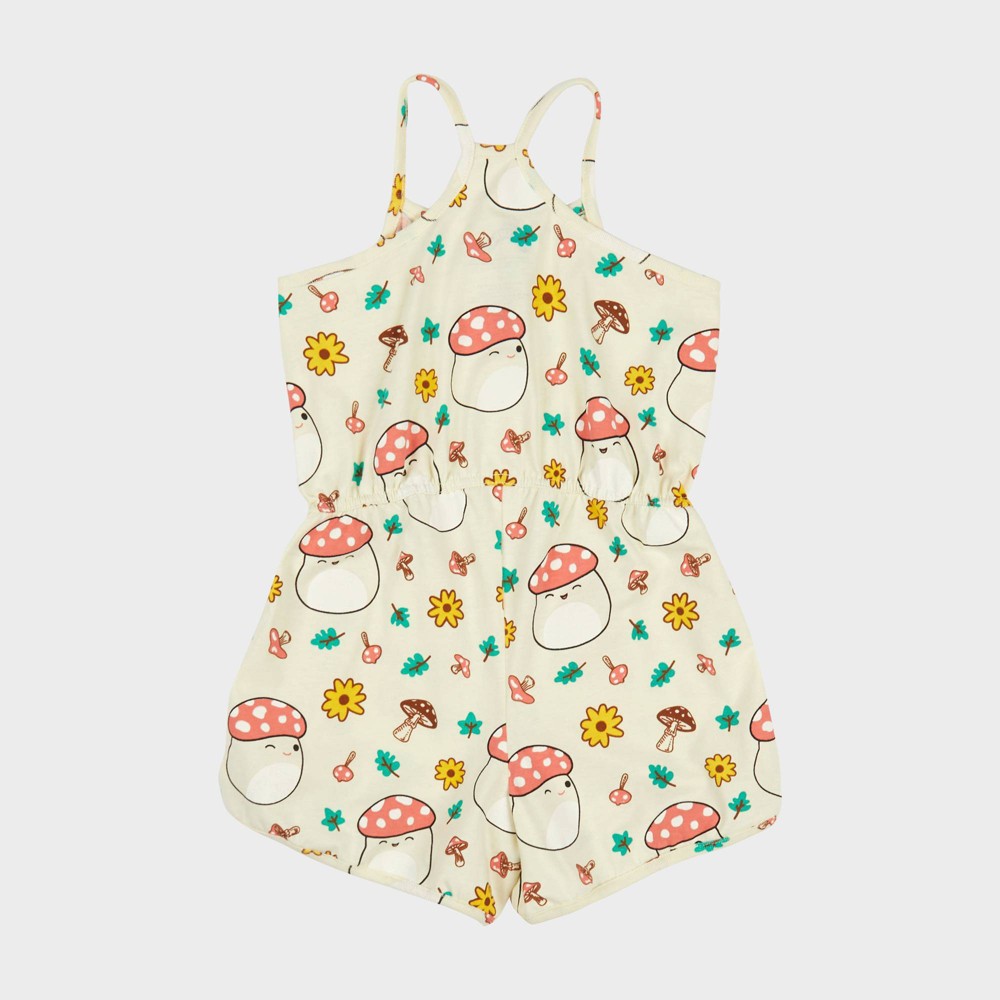 Girls' Squishmallows Romper - Pink XS