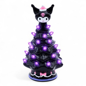 Ukonic Sanrio Kuromi Light-Up Ceramic Christmas Tree | 6 Inches Tall - 1 of 4