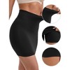 INSPIRE CHIC Women's Leggings Butt-Lifting Tummy Control High-Waisted Above Knee Tight Half Slip - 3 of 4