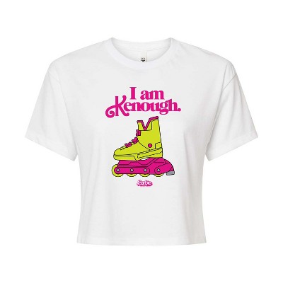 Women's - Barbie - I Am Kenough Rollerblades Cropped Graphic T-Shirt