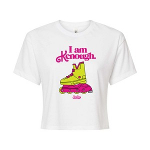 Women's - Barbie - I Am Kenough Rollerblades Cropped Graphic T-Shirt - 1 of 4