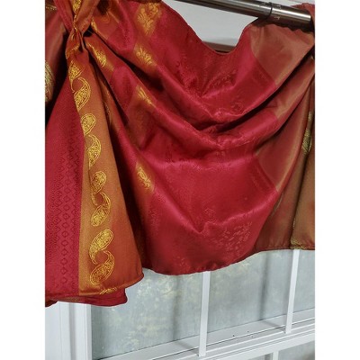 Nikoleta Hand Pleated Tab Top Cotton Valance 36" x 18"