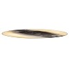 Classic Touch 13"D Set of 4 Gold Marbleized Chargers - 3 of 3