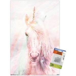 Trends International Pink Unicorn Unframed Wall Poster Prints - 1 of 4