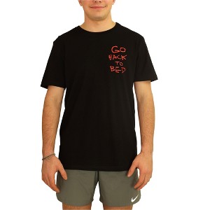 Elevenparis Mens Go Back To Bed Graphic T-Shirt - 1 of 4