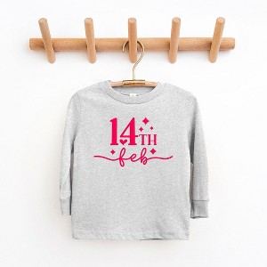The Juniper Shop 14th Feb Stars Puff Print Toddler Long Sleeve Tee - 1 of 3