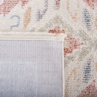 Blair Vintage Charm 8' x 10' Blue Rectangular Washable Rug