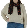 CTM Women's Halloween Holiday Print Lightweight Scarf - 3 of 3
