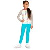 Mightly Toddler 2pk Fair Trade Organic Cotton Long Sleeve T-Shirts (Hearts - 4T) - 2 of 3