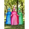 HalloweenCostumes.com Women's Disney Sleeping Beauty Flora Costume, Pink Fairy Godmother Cosplay Outfit - 2 of 4