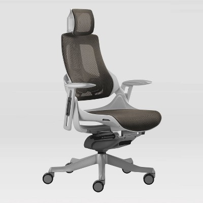 Lux Ergonomic Executive Chair Gray - Techni Mobili