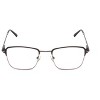 Ernest Hemingway H4850 Designer Acetate Eye Glasses Frame in Gloss Black Silver/Demo Lens 143mm Frame/58mm Lens Width - 2 of 4