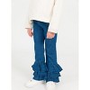 RuffleButts Girls Denim Flare Pants - 3 of 4
