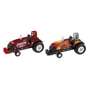 ERTL Set of 2 1/64 Case IH Magnum "Iron Beast" & "Blazing Red" Pulling Tractors 37917E - 1 of 1
