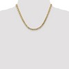 Black Bow Jewelry 5.5mm, 14K Yellow Gold, Hollow Anchor Link Chain Necklace - 2 of 4
