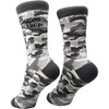 Pavilion Gift Company - Coffee - S-M Cotton Blend Sock - Socks - 4 of 4