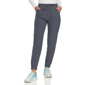 Hey Collection Women Medical Scrubs Jogger Pants with 4 Pockets and 4-Way Stretch - 1 of 4