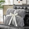 Cozy Bliss Faux Fur Throw Blanket Soft Textured Bed Blanket - 4 of 4