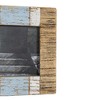 4x6 Inch Washed Driftwood Picture Frame Blue Wood, MDF & Glass by Foreside Home & Garden - 3 of 4