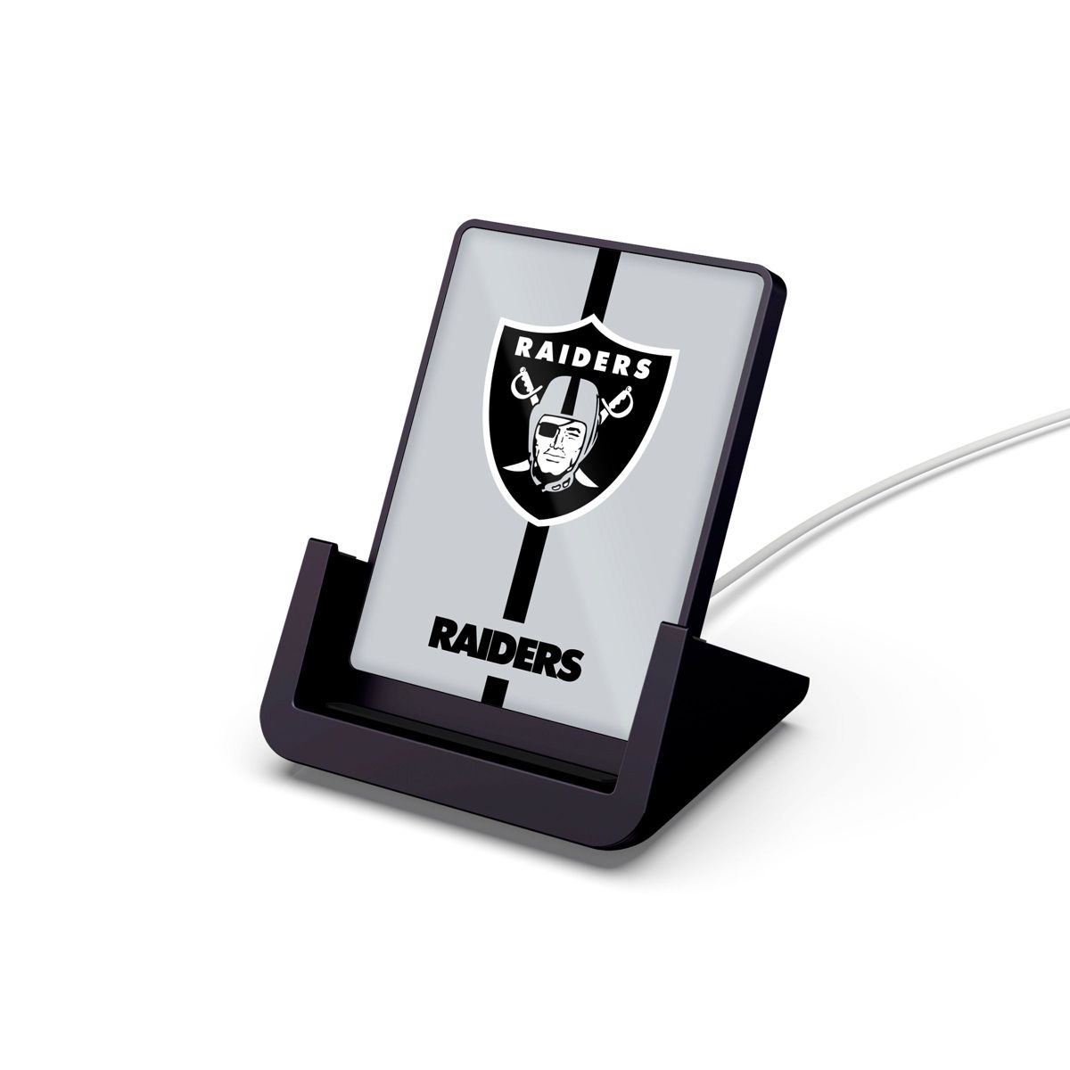 SOAR NFL Cell Phone Wireless Charging Stand- Las Vegas Raiders