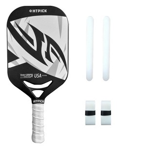 Aukfa carbon fiber pickleball racket – 14mm polypropylene honeycomb core, UV frosting process, heat press molding, lightweight professional racket - 1 of 4