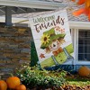 Northlight Scarecrow "Welcome Friends" Fall Harvest Outdoor House Flag - 40" x 28" - image 2 of 4