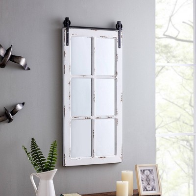 Saddle Brook Farmhouse Window Mirror - FirsTime