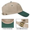 Tirrinia 100% Cotton Baseball Hat, Classic Adjustable Plain Hat, Polo Style Low Profile Dad's cap - 2 of 4