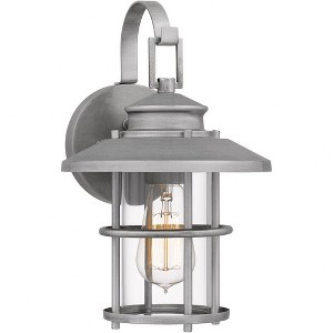 Quoizel Lighting Lombard 1 - Light Sconce in  Antique Brushed Aluminum - 1 of 4