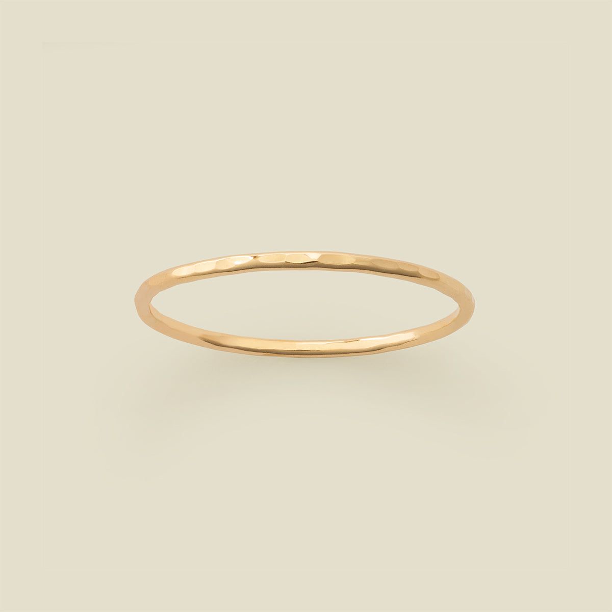 Made By Mary | Hammered Stacking Ring