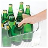 mDesign Kitchen Plastic Storage Organizer Bin with Open Front - 6 Pack - Clear - 4 of 4