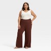 Women's Mid-Rise Regular Fit Textured Pull-On Pants - A New Day™ - 3 of 3