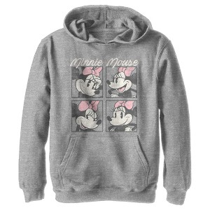 Boy's Disney Retro Minnie Boxes Pull Over Hoodie - 1 of 4
