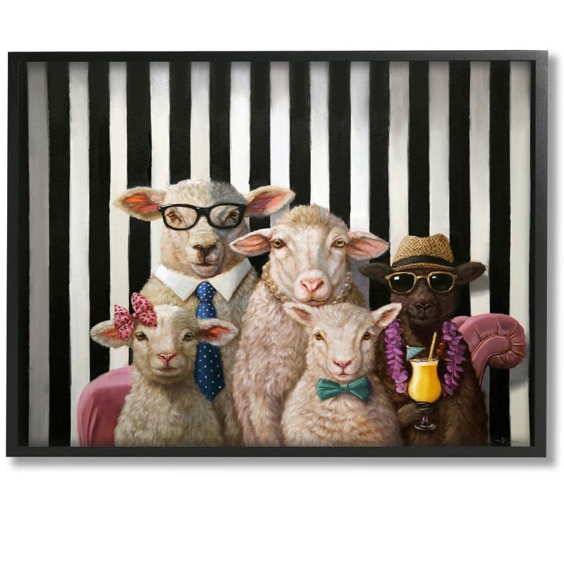 Stupell Industries Traditional Sheep Family Portrait Framed Giclee Art, 1 of 7