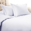 1500 Thread Count Solid Deep Pocket Egyptian Cotton Luxury Duvet Cover Set with Pillow Shams by Blue Nile Mills - 2 of 4