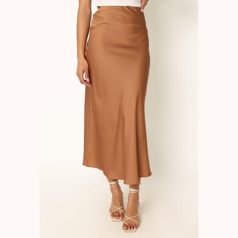 Satin skirt clearance target